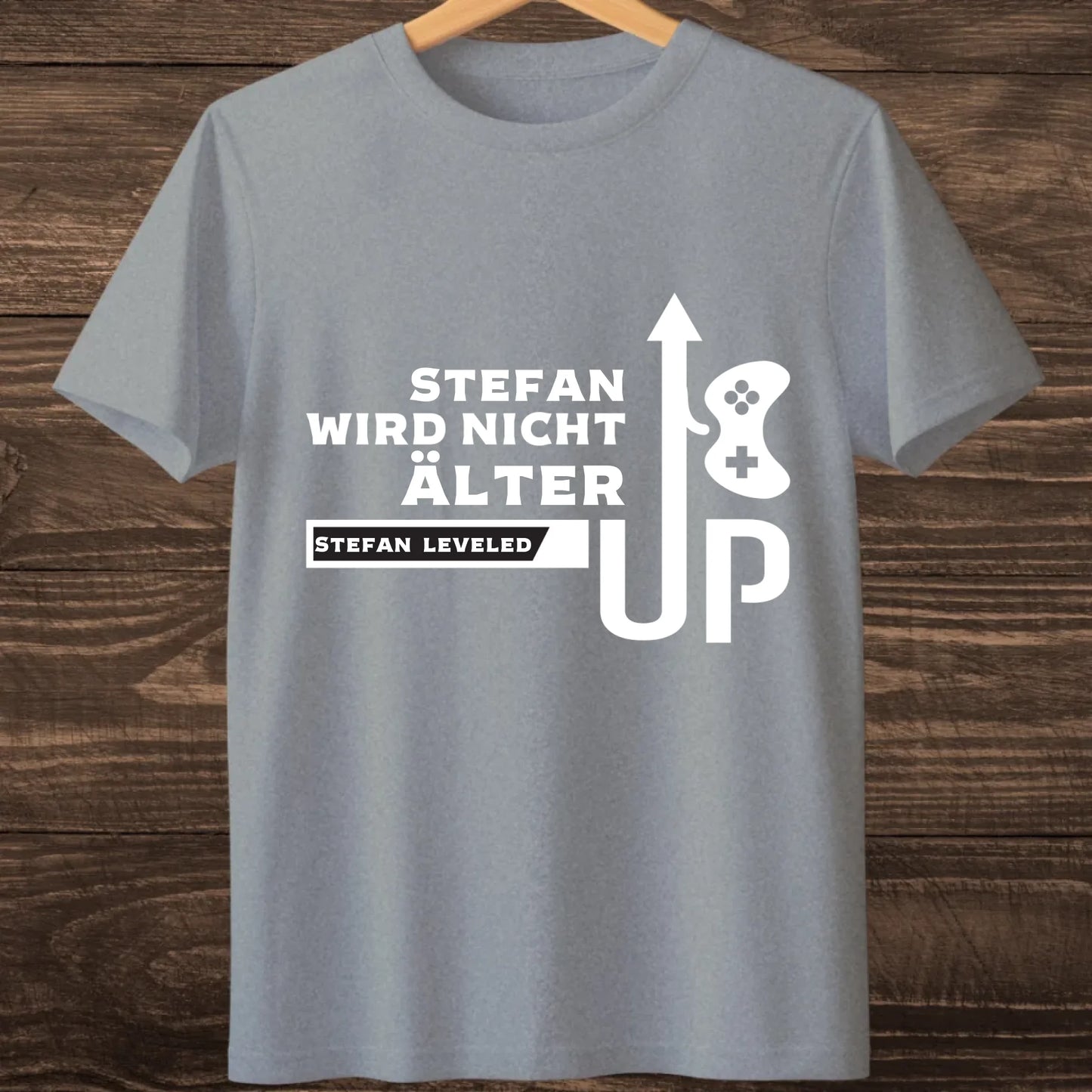heather grey haning tshirt mock up