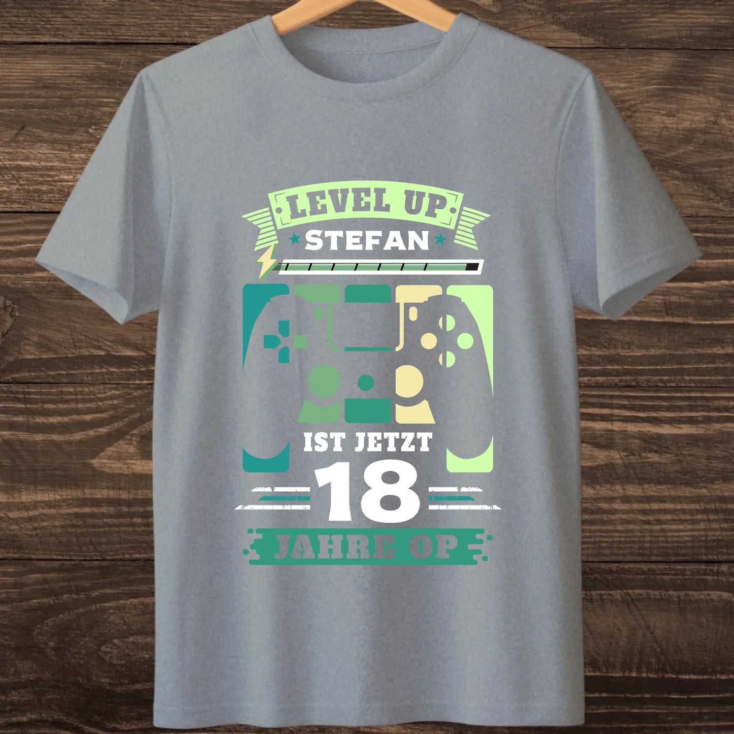 heather grey haning tshirt mock up