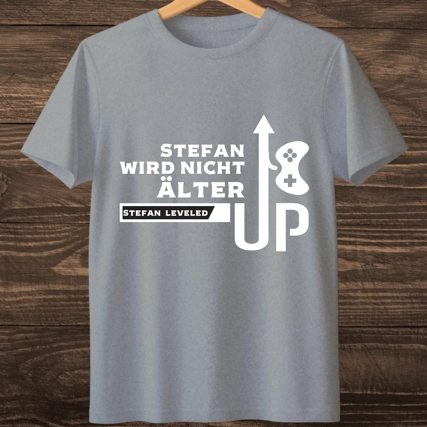 heather grey haning tshirt mock up