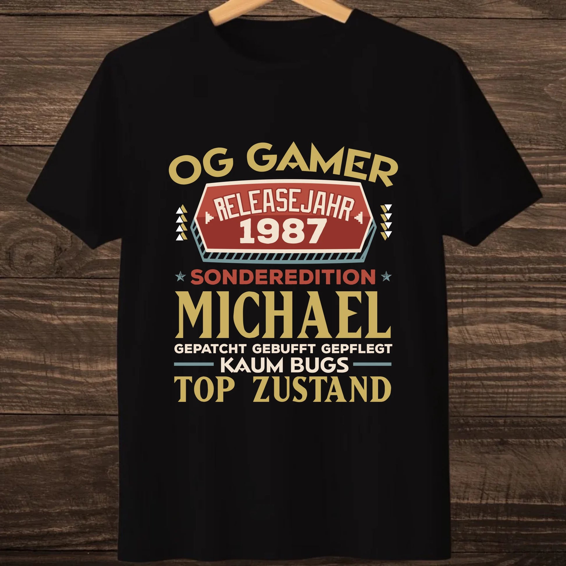 hanging thsirt mock up black