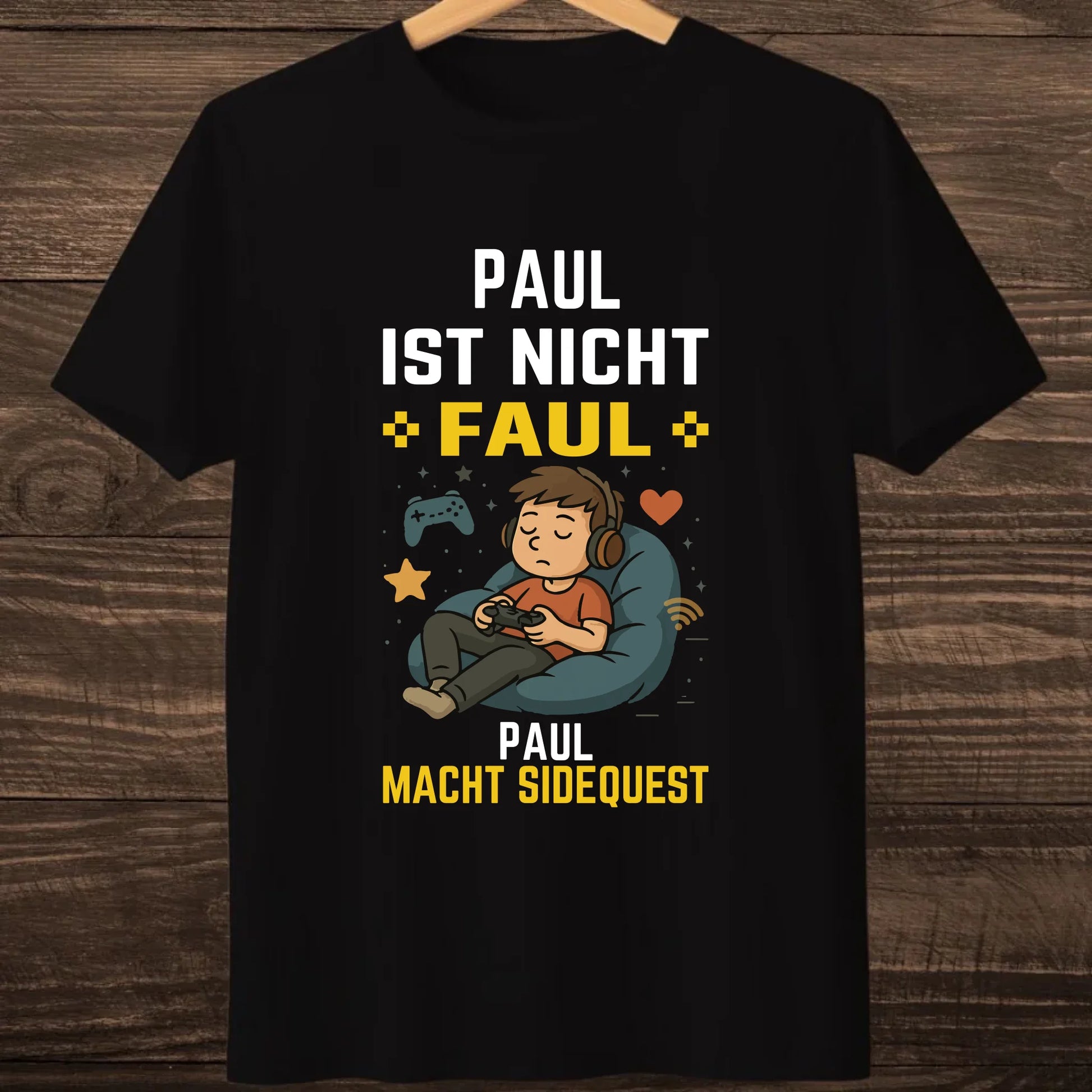 hanging thsirt mock up black