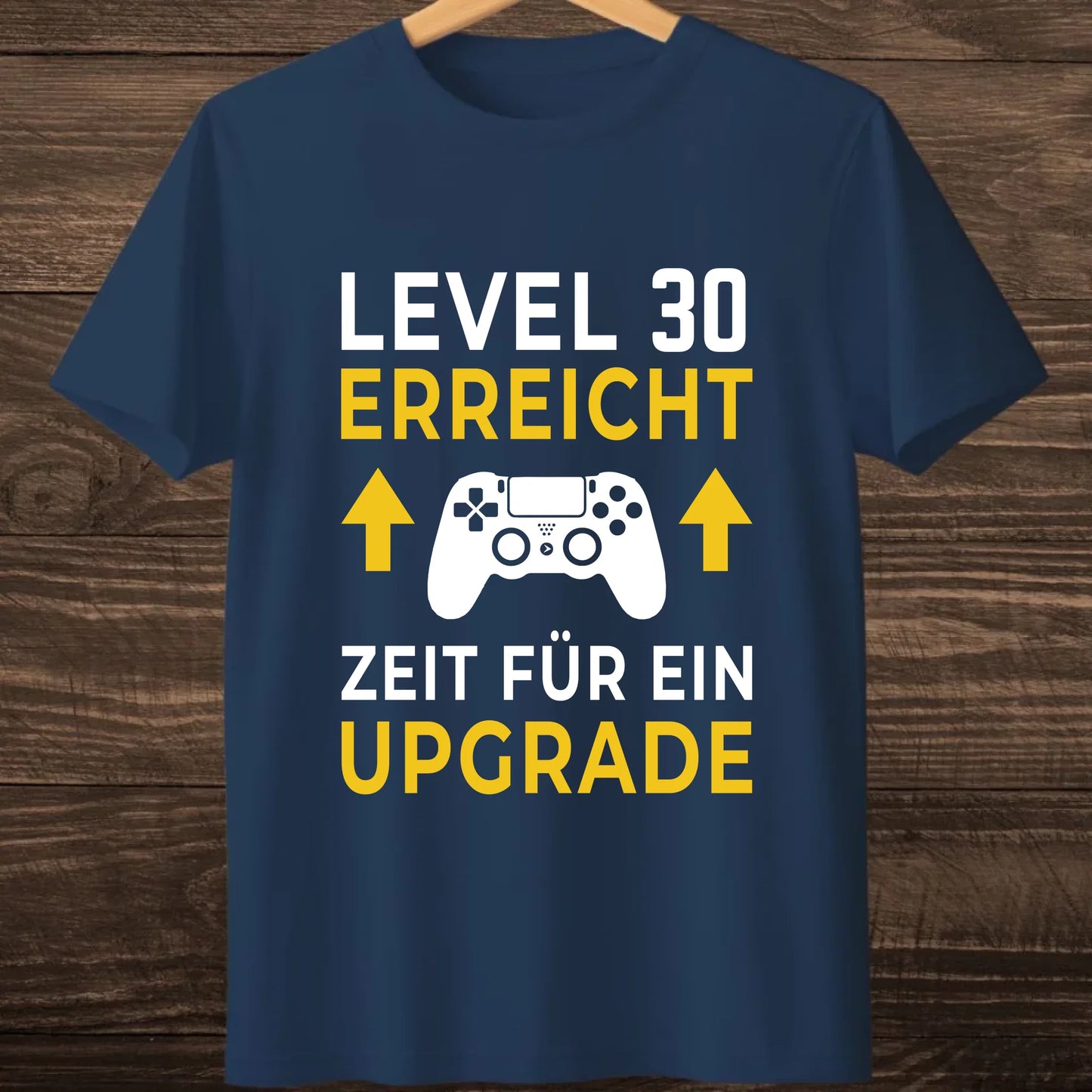 navy hanging tshirt mock up