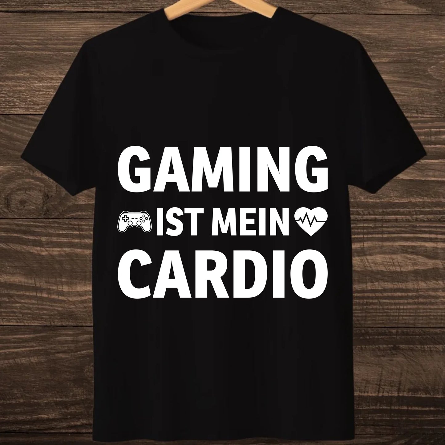 hanging thsirt mock up black