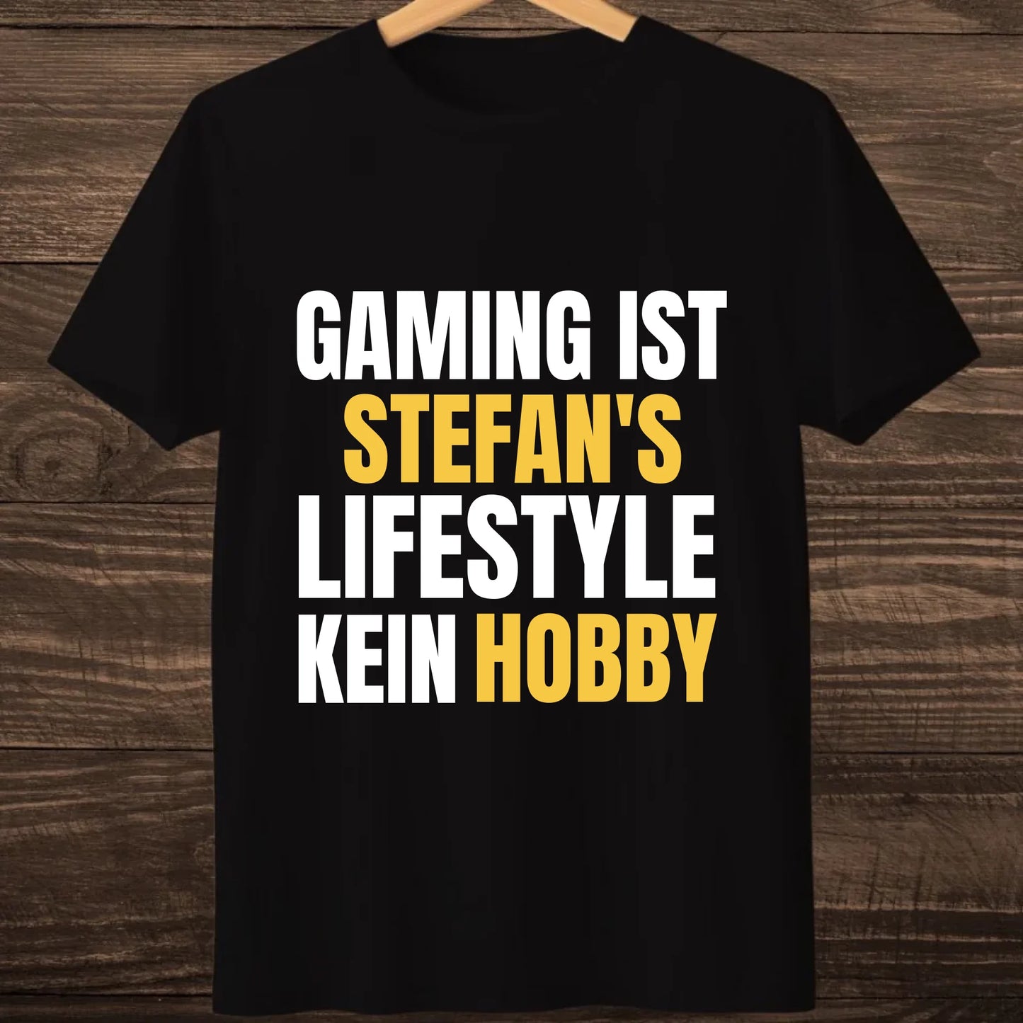 hanging thsirt mock up black