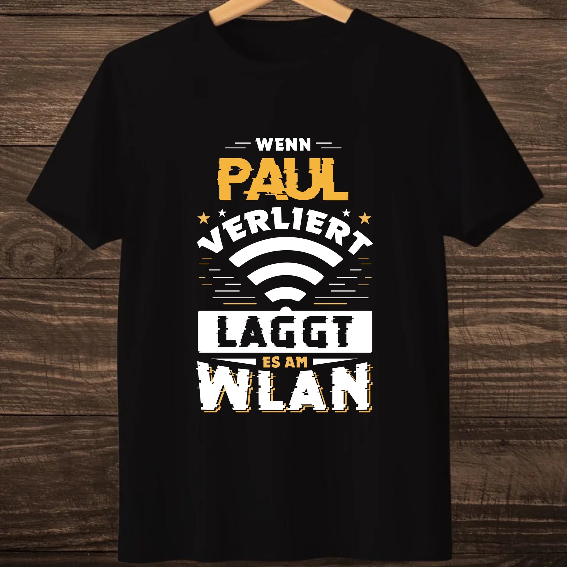 hanging thsirt mock up black