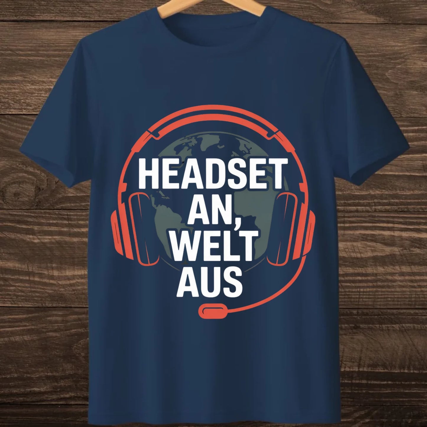 navy hanging tshirt mock up